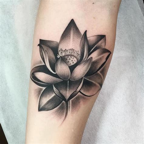 small lotus flower tattoo designs|realistic lotus flower tattoo.